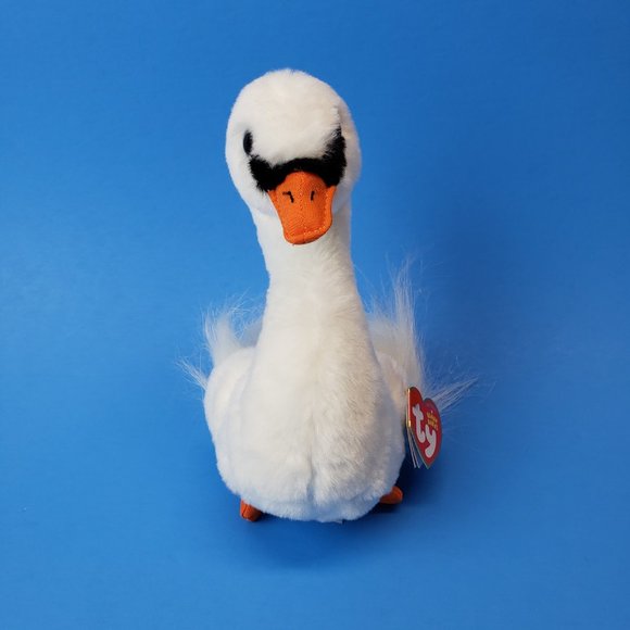"Gracie" the Swan VelveTy Beanie Baby - Picture 5 of 11